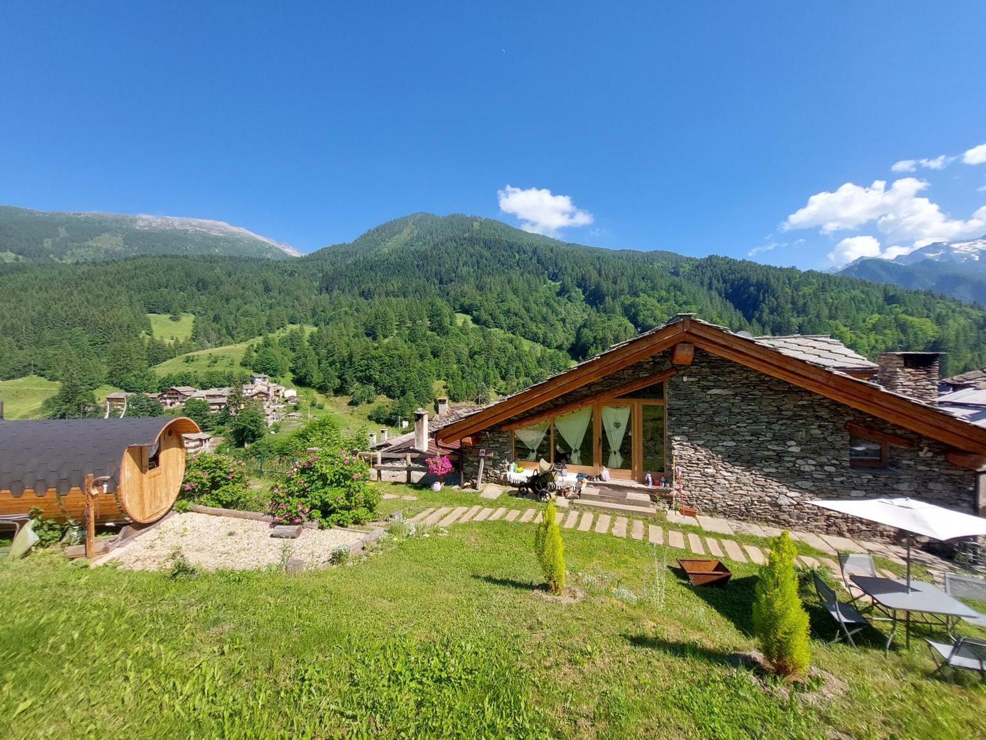 Casalpaca B&B Con Sauna A Prali Villa Exteriör bild